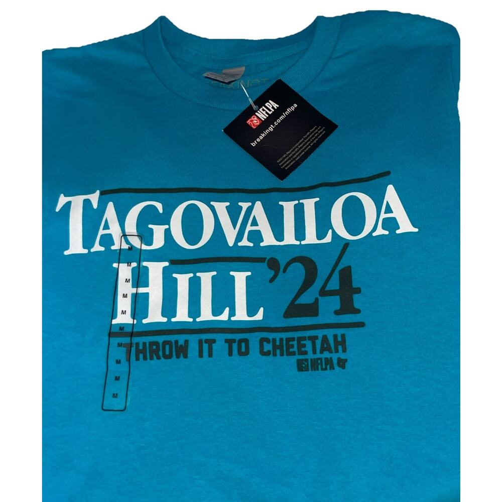 Nflpa Tagovailoa Hill Shirt Size M Miami Dolphins